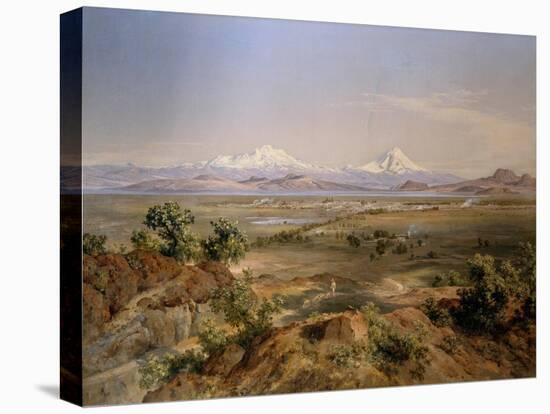 View of Mexico valley, 1901-Jose Velasco-Stretched Canvas