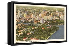 View of Miami, Florida-null-Framed Stretched Canvas
