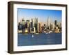 View of Midtown Manhattan across the Hudson River, Manhattan, New York City, New York, United State-Gavin Hellier-Framed Photographic Print