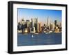 View of Midtown Manhattan across the Hudson River, Manhattan, New York City, New York, United State-Gavin Hellier-Framed Photographic Print