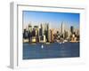 View of Midtown Manhattan across the Hudson River, Manhattan, New York City, New York, United State-Gavin Hellier-Framed Photographic Print