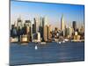 View of Midtown Manhattan across the Hudson River, Manhattan, New York City, New York, United State-Gavin Hellier-Mounted Photographic Print