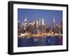 View of Midtown Manhattan across the Hudson River, Manhattan, New York City, New York, United State-Gavin Hellier-Framed Photographic Print