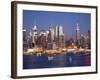 View of Midtown Manhattan across the Hudson River, Manhattan, New York City, New York, United State-Gavin Hellier-Framed Photographic Print