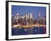 View of Midtown Manhattan across the Hudson River, Manhattan, New York City, New York, United State-Gavin Hellier-Framed Photographic Print