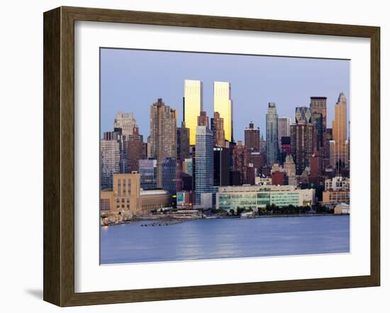 View of Midtown Manhattan across the Hudson River, Manhattan, New York City, New York, United State-Gavin Hellier-Framed Photographic Print