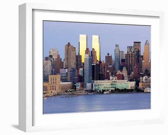 View of Midtown Manhattan across the Hudson River, Manhattan, New York City, New York, United State-Gavin Hellier-Framed Photographic Print