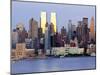 View of Midtown Manhattan across the Hudson River, Manhattan, New York City, New York, United State-Gavin Hellier-Mounted Photographic Print