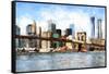 View of Midtown Manhattan-Philippe Hugonnard-Framed Stretched Canvas