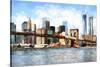 View of Midtown Manhattan-Philippe Hugonnard-Stretched Canvas