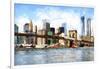 View of Midtown Manhattan-Philippe Hugonnard-Framed Giclee Print