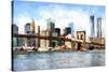 View of Midtown Manhattan-Philippe Hugonnard-Stretched Canvas