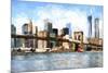 View of Midtown Manhattan-Philippe Hugonnard-Mounted Giclee Print
