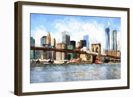 View of Midtown Manhattan-Philippe Hugonnard-Framed Giclee Print