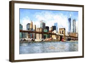 View of Midtown Manhattan-Philippe Hugonnard-Framed Giclee Print