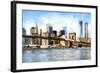 View of Midtown Manhattan-Philippe Hugonnard-Framed Giclee Print