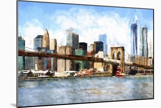 View of Midtown Manhattan-Philippe Hugonnard-Mounted Giclee Print