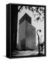 View of Mies Van Der Rohe's Glass Walled Apartment house in Chicago-Ralph Crane-Framed Stretched Canvas