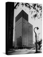 View of Mies Van Der Rohe's Glass Walled Apartment house in Chicago-Ralph Crane-Stretched Canvas