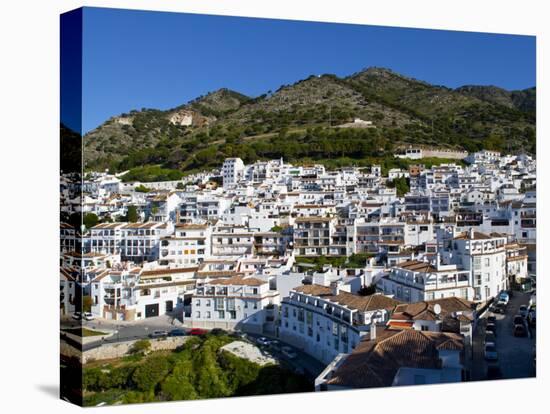 View of Mijas, White Town in Costa Del Sol, Andalusia, Spain-Carlos Sánchez Pereyra-Stretched Canvas
