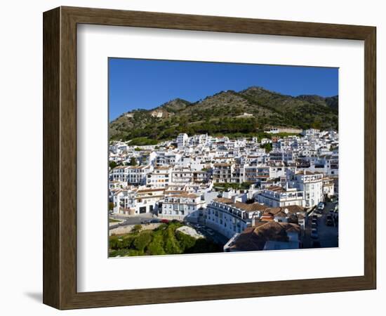 View of Mijas, White Town in Costa Del Sol, Andalusia, Spain-Carlos Sánchez Pereyra-Framed Photographic Print