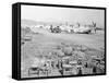 View of Military Armament Field-null-Framed Stretched Canvas