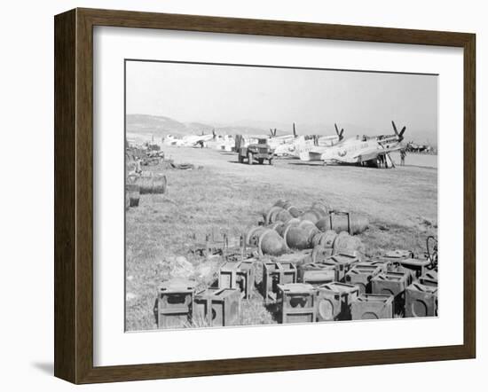 View of Military Armament Field-null-Framed Photographic Print