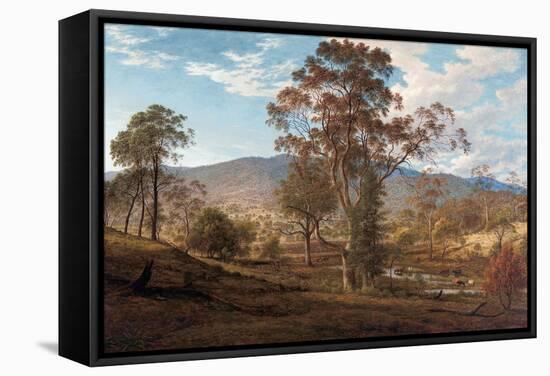 View of Mills Plains, Van Diemen's Land, 1833-John Glover-Framed Stretched Canvas