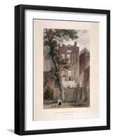 View of Milton's Residence, Petty France, Westminster, London, 1851-John Wykeham Archer-Framed Giclee Print