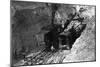 View of Mining - Guernsey, WY-Lantern Press-Mounted Art Print