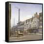 View of Mint Street, Southwark, London, 1884-John Crowther-Framed Stretched Canvas