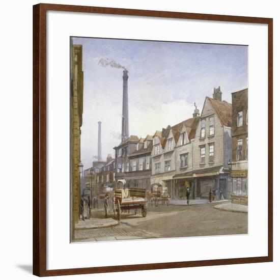 View of Mint Street, Southwark, London, 1884-John Crowther-Framed Giclee Print