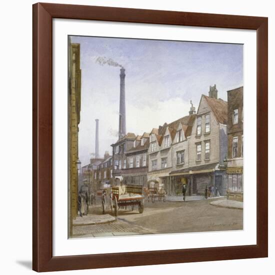 View of Mint Street, Southwark, London, 1884-John Crowther-Framed Giclee Print