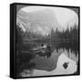 View of Mirror Lake, Looking Towards Mount Watkins, Yosemite, California, USA, 1902-Underwood & Underwood-Framed Stretched Canvas