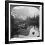 View of Mirror Lake, Looking Towards Mount Watkins, Yosemite, California, USA, 1902-Underwood & Underwood-Framed Giclee Print