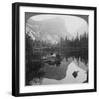 View of Mirror Lake, Looking Towards Mount Watkins, Yosemite, California, USA, 1902-Underwood & Underwood-Framed Giclee Print