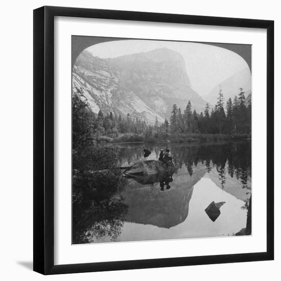 View of Mirror Lake, Looking Towards Mount Watkins, Yosemite, California, USA, 1902-Underwood & Underwood-Framed Giclee Print