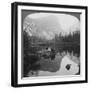 View of Mirror Lake, Looking Towards Mount Watkins, Yosemite, California, USA, 1902-Underwood & Underwood-Framed Giclee Print