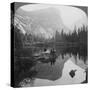 View of Mirror Lake, Looking Towards Mount Watkins, Yosemite, California, USA, 1902-Underwood & Underwood-Stretched Canvas