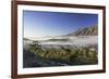 View of mist over Montagu at dawn, Western Cape, South Africa, Africa-Ian Trower-Framed Photographic Print