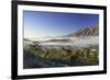 View of mist over Montagu at dawn, Western Cape, South Africa, Africa-Ian Trower-Framed Photographic Print