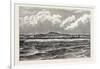 View of Mocha, Arabia. Mocha, Yemen, Red Sea Port and Source of Mocha Coffee-null-Framed Giclee Print