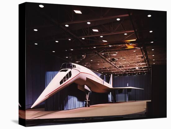 View of Mockup of Lockheed 2000 Supersonic Transport-null-Stretched Canvas