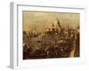 View of Molo Towards Santa Maria Della Salute-Francesco Guardi-Framed Giclee Print