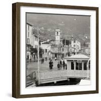 View of Moltrasio on the Shore of Lake Como, Italy, 20th Century-null-Framed Photographic Print