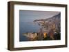 View of Monaco from Above at Dusk, Monaco, Mediterranean, Europe-Frank Fell-Framed Photographic Print