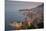 View of Monaco from Above at Dusk, Monaco, Mediterranean, Europe-Frank Fell-Mounted Premium Photographic Print