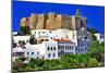 View of Monastery of St.John in Patmos Island, Dodecanese, Greece. Unesco Heritage Site-Maugli-l-Mounted Photographic Print