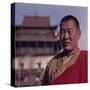 View of Mongolian lama-Werner Forman-Stretched Canvas