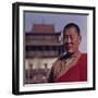 View of Mongolian lama-Werner Forman-Framed Giclee Print